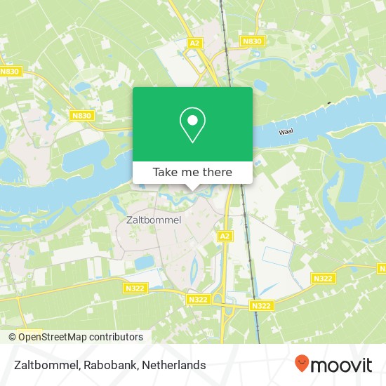 Zaltbommel, Rabobank map