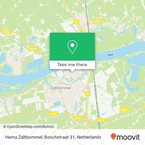 Hema Zaltbommel, Boschstraat 31 map