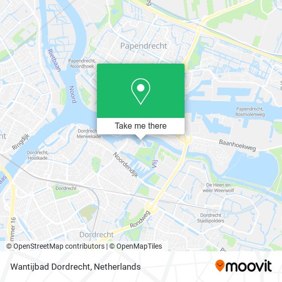 Wantijbad Dordrecht Karte