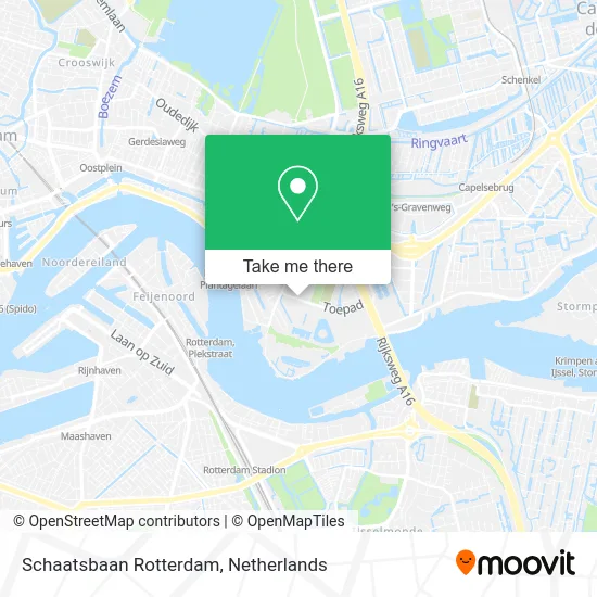 Schaatsbaan Rotterdam map