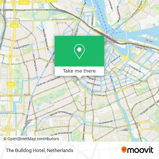 The Bulldog Hotel map
