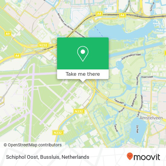 Schiphol Oost, Bussluis map