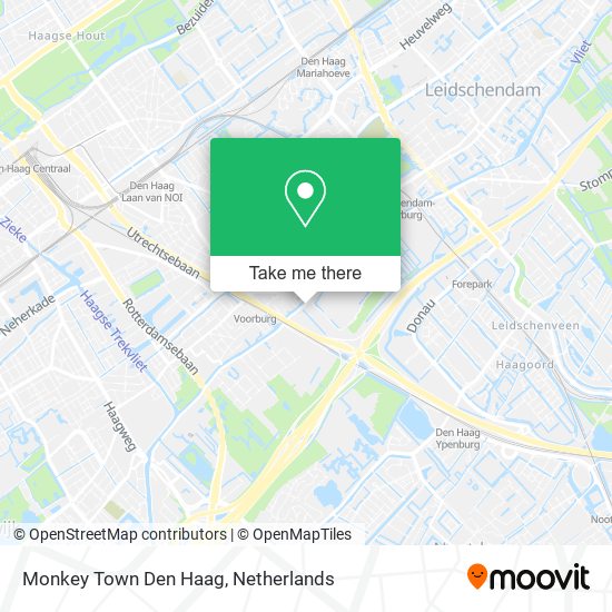 Monkey Town Den Haag map