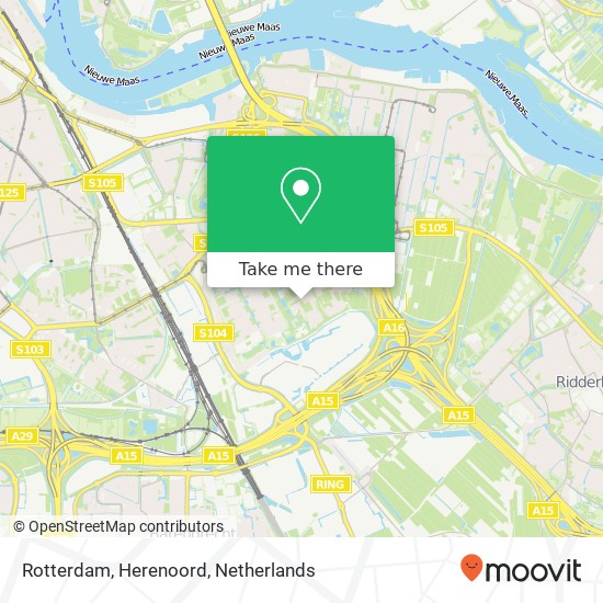 Rotterdam, Herenoord map