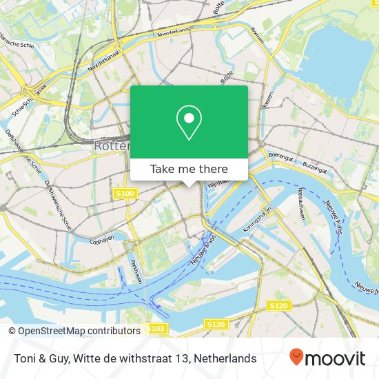 Toni & Guy, Witte de withstraat 13 map