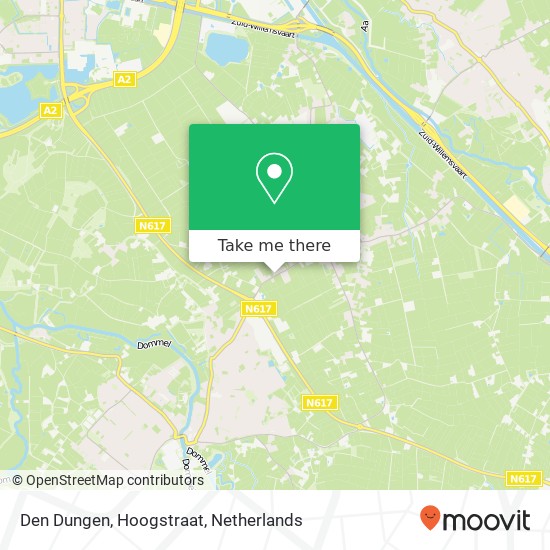 Den Dungen, Hoogstraat map