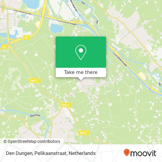 Den Dungen, Pelikaanstraat map