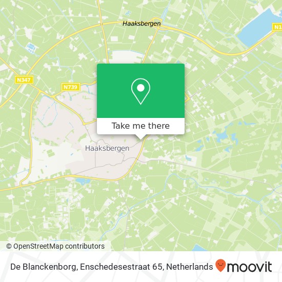 De Blanckenborg, Enschedesestraat 65 map