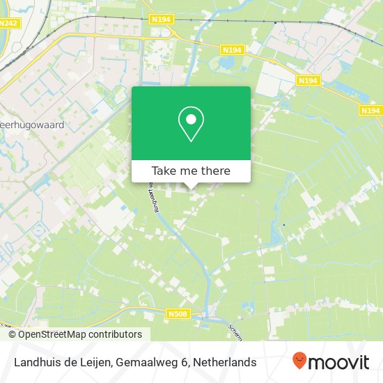 Landhuis de Leijen, Gemaalweg 6 map