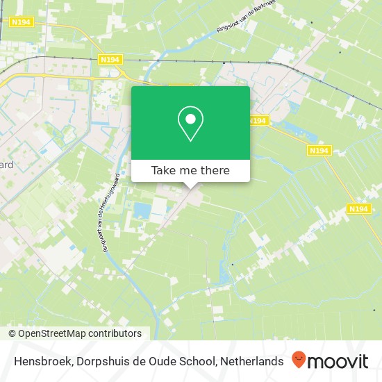 Hensbroek, Dorpshuis de Oude School map