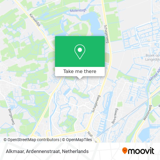 Alkmaar, Ardennenstraat map