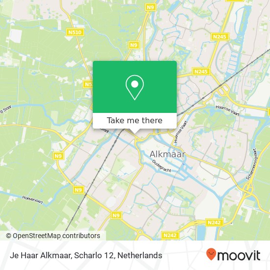 Je Haar Alkmaar, Scharlo 12 map