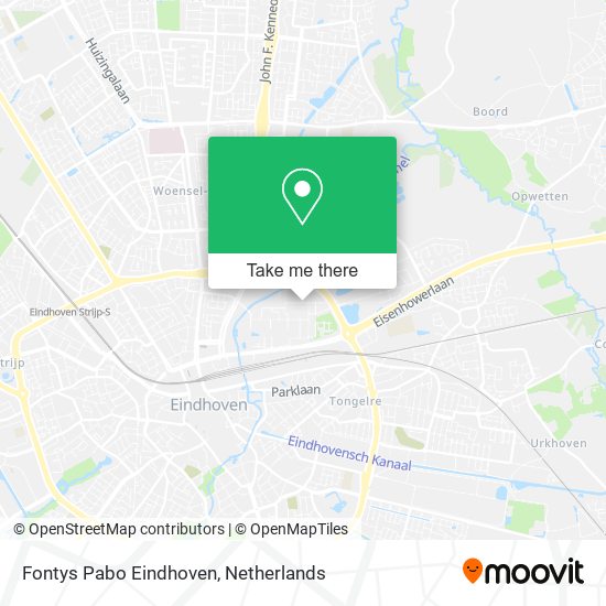 Fontys Pabo Eindhoven Karte