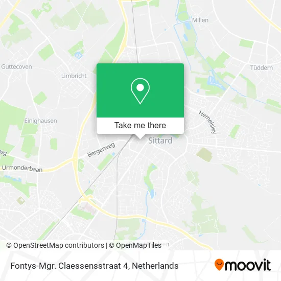 Fontys-Mgr. Claessensstraat 4 Karte