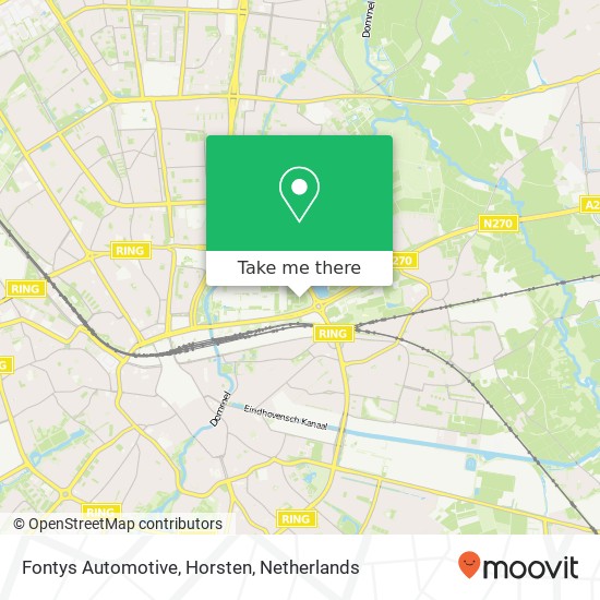 Fontys Automotive, Horsten Karte