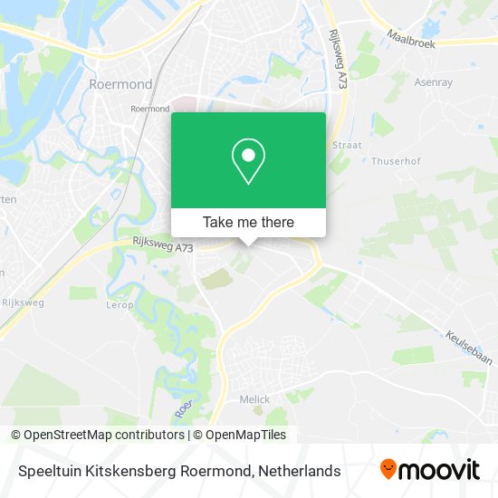 Speeltuin Kitskensberg Roermond Karte