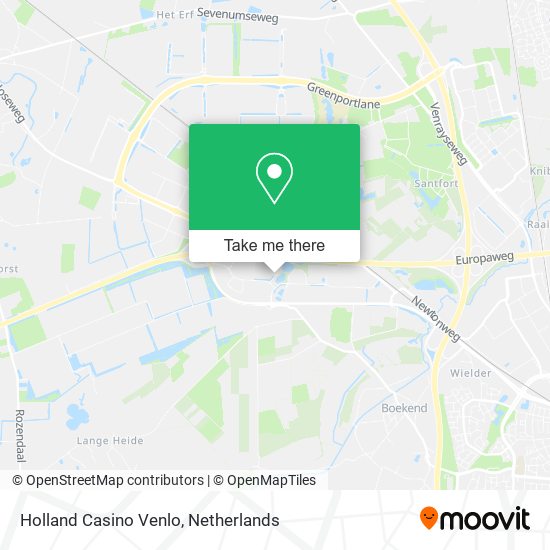 Holland Casino Venlo map