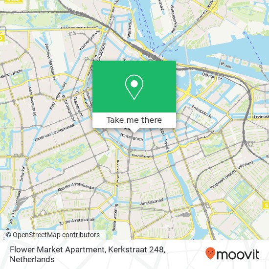 Flower Market Apartment, Kerkstraat 248 Karte