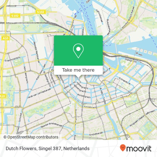 Dutch Flowers, Singel 387 map