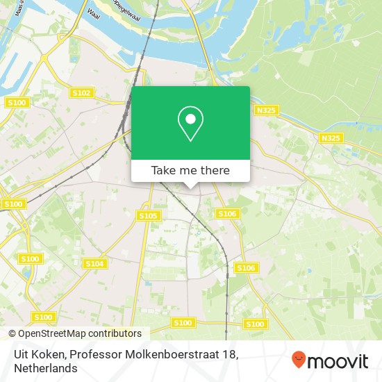 Uit Koken, Professor Molkenboerstraat 18 map