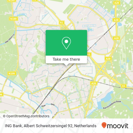 ING Bank, Albert Schweitzersingel 92 map