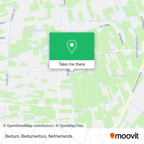 Bedum, Bedumerbos map