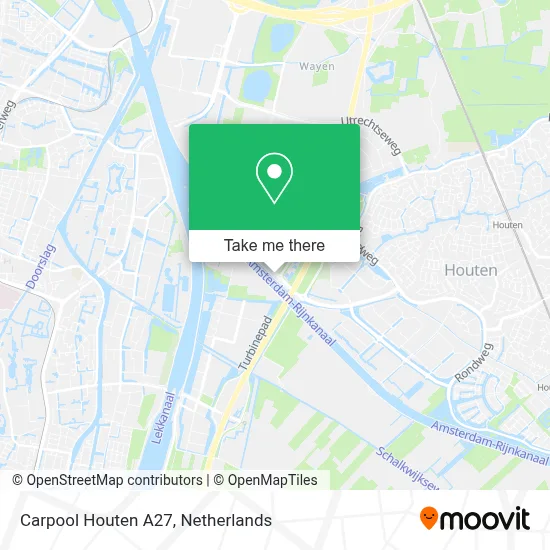 Carpool Houten A27 map