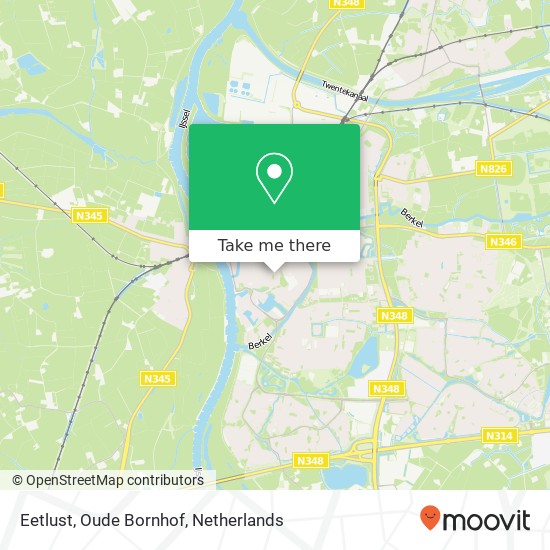 Eetlust, Oude Bornhof map