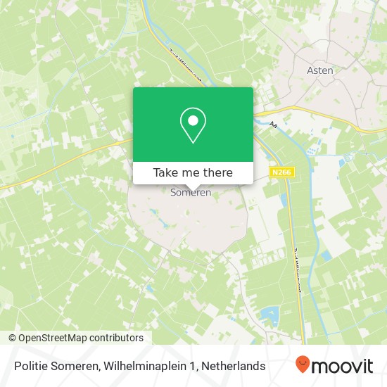 Politie Someren, Wilhelminaplein 1 map