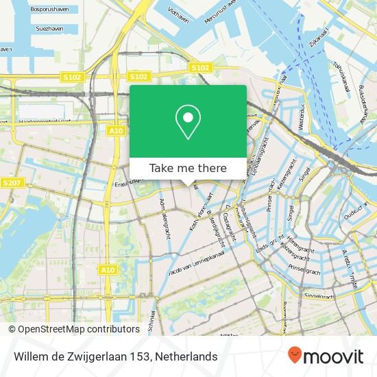 Willem de Zwijgerlaan 153 Karte
