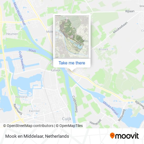 Mook en Middelaar Karte