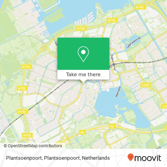 Plantsoenpoort, Plantsoenpoort map