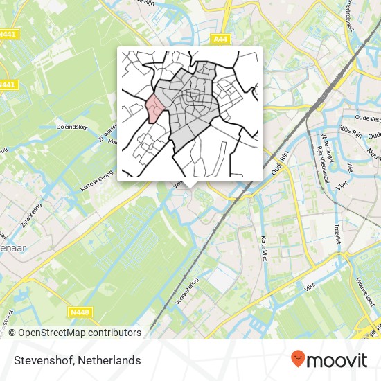 Stevenshof map