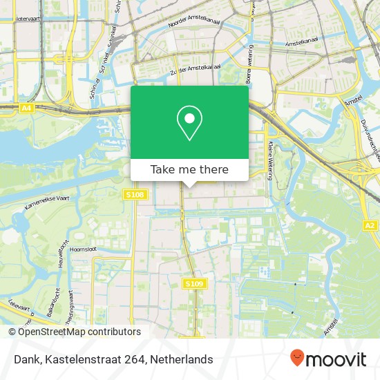 Dank, Kastelenstraat 264 map