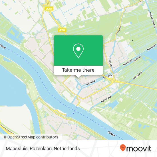 Maassluis, Rozenlaan map