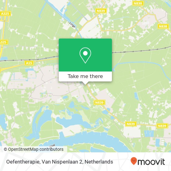 Oefentherapie, Van Nispenlaan 2 map