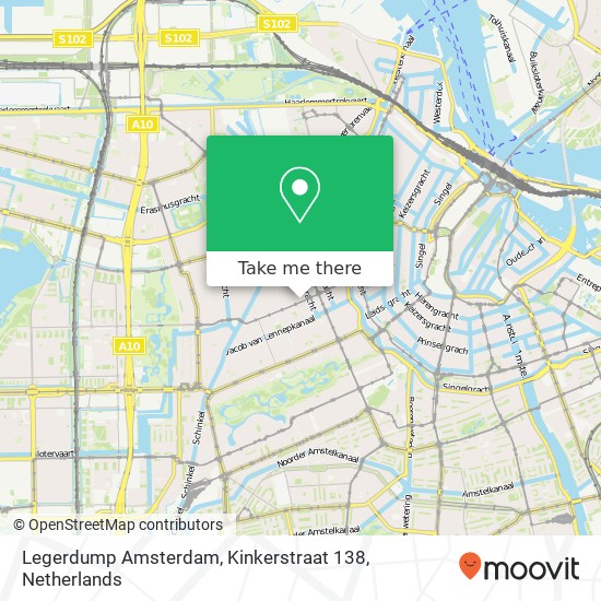 Legerdump Amsterdam, Kinkerstraat 138 map