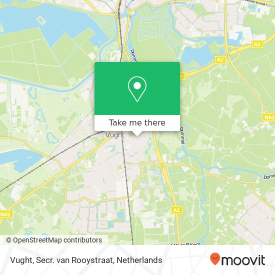 Vught, Secr. van Rooystraat map