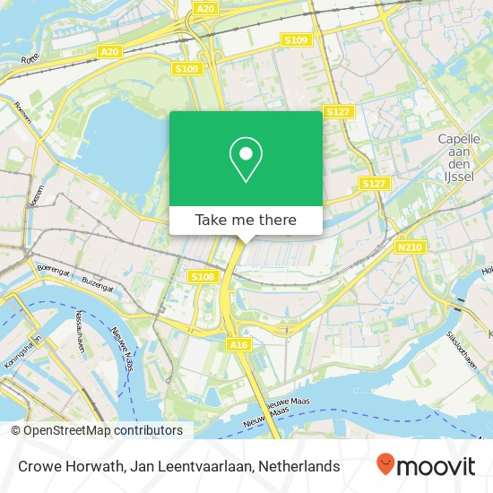 Crowe Horwath, Jan Leentvaarlaan map