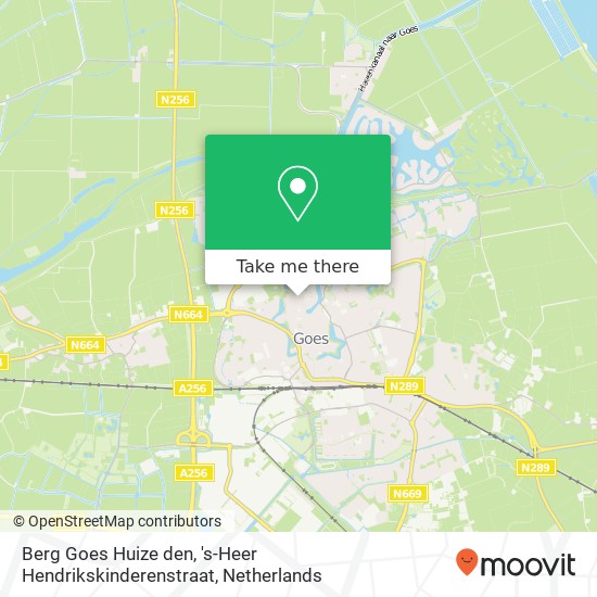 Berg Goes Huize den, 's-Heer Hendrikskinderenstraat Karte