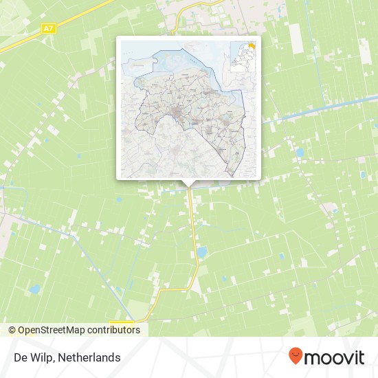 De Wilp map