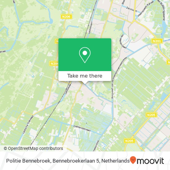 Politie Bennebroek, Bennebroekerlaan 5 map