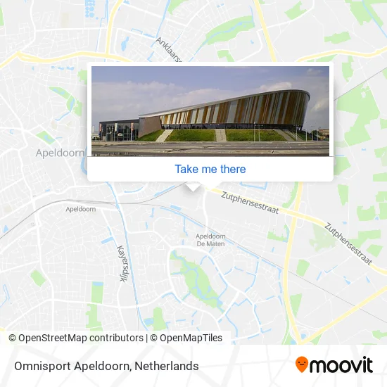 Omnisport Apeldoorn map