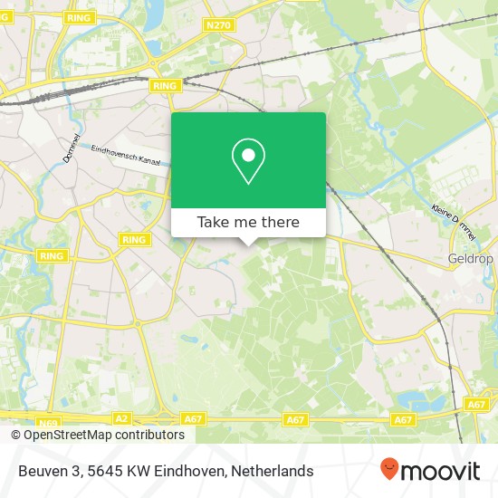 Beuven 3, 5645 KW Eindhoven map