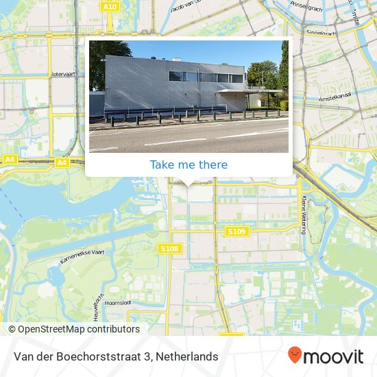 Van der Boechorststraat 3, 1081 BT Amsterdam Karte
