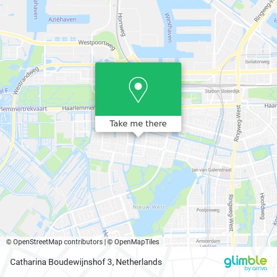 Catharina Boudewijnshof 3 map