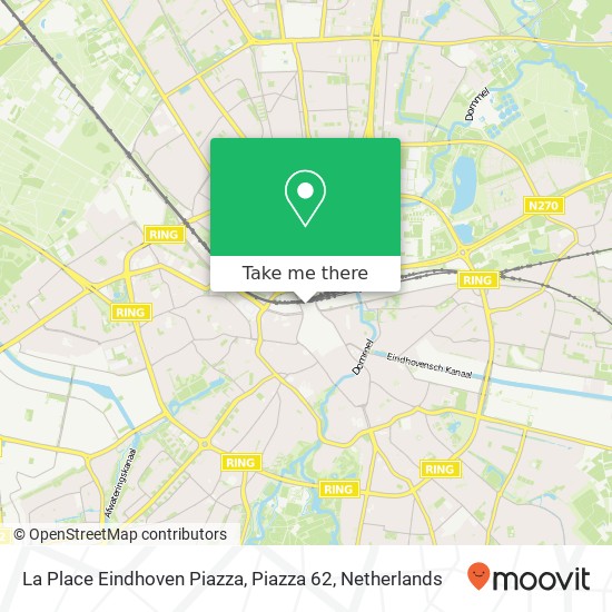 La Place Eindhoven Piazza, Piazza 62 map