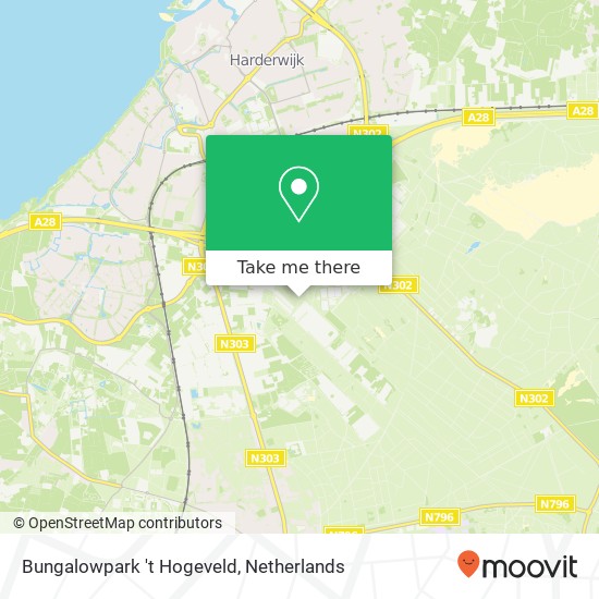 Bungalowpark 't Hogeveld map
