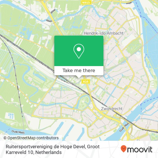 Ruitersportvereniging de Hoge Devel, Groot Karreveld 10 map
