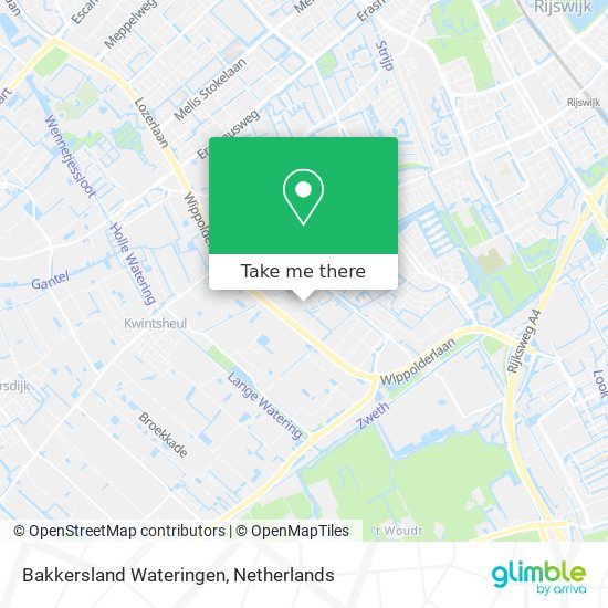 Bakkersland Wateringen Karte